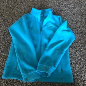 Nice turquoise blue Columbia fleece jacket🦋🦋🦋